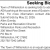 Seeking Bids
