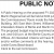 Public Notice