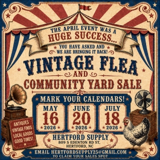 Vintage Flea and Community Yard Sale