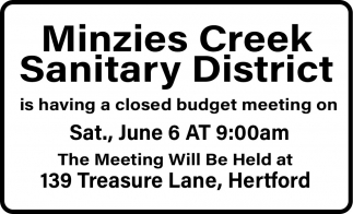 Minzies Creek Sanitary District