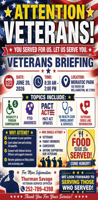 Veterans Briefing (June 20th, 2026)