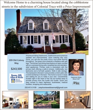 Boone, Hill, Allen & Ricks Real Estate - Stephanie Webb