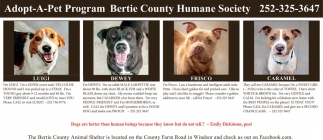 Adopt-A-Pet Program Bertie County Humane Society