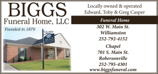 Biggs Funeral Home, LLC