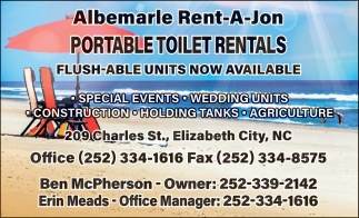 Albemarle Rent-A-Jon