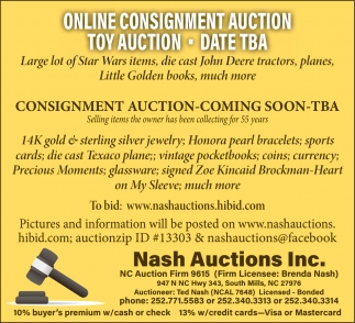 Nash Auctions, Inc