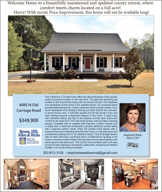 Boone, Hill, Allen & Ricks Real Estate - Stephanie Webb