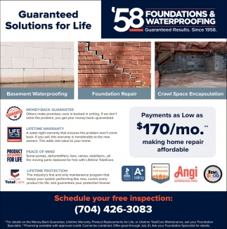 58 Foundations & Waterproofing