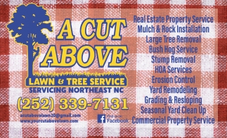 A Cut Above Lawn & Tree Service