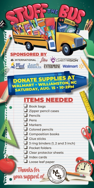 Stuff the Bus (August 15, 2026)
