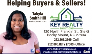 Takyla Smith Hill - Key Realty Solutions