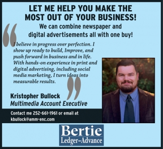 Bertie Ledger-Advance - Kristopher Bullock