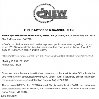 Nash Edgecombe Wilson Community Action, Inc