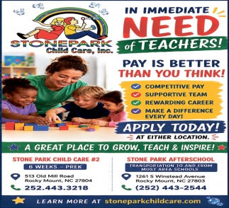 Stonepark Child Care, Inc