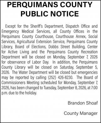 Perquimans County