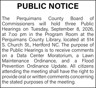 Perquimans County Board of Commissioners