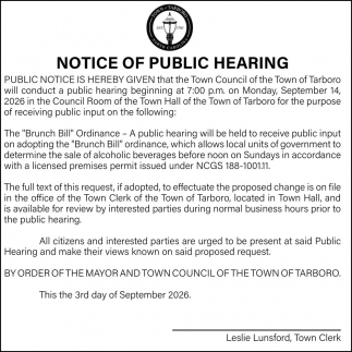 Town of Tarboro