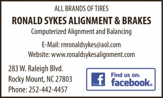Ronald Sykes Alignment & Brakes