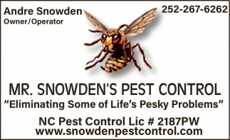Mr Snowden's Pest Control