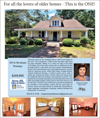Boone, Hill, Allen & Ricks Real Estate - Stephanie Webb