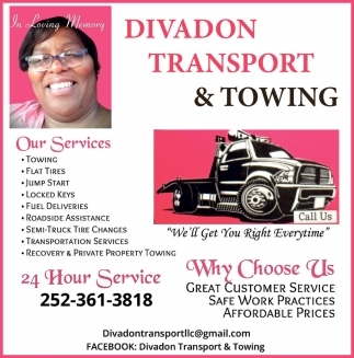 Divadon Transport & Towing