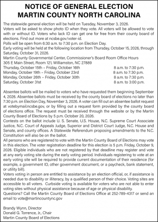 Martin County Board of Elections