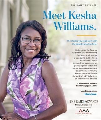The Daily Advance - Kesha Williams