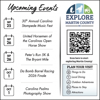 Explore Martin County NC
