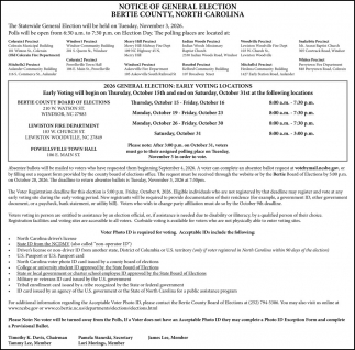 Bertie County Board of Elections