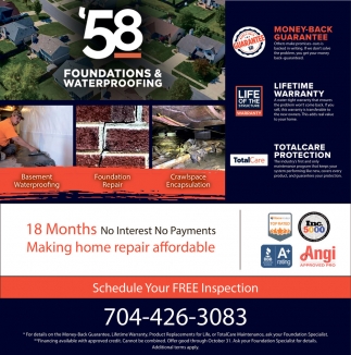 58 Foundations & Waterproofing