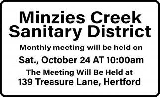 Minzies Creek Sanitary District