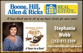Boone, Hill, Allen & Ricks Real Estate - Stephanie Webb