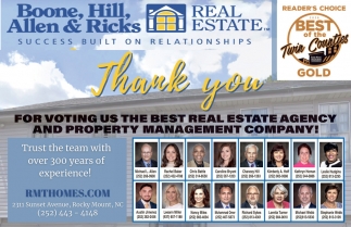 Boone, Hill, Allen & Ricks Real Estate