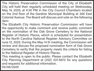 City of Elizabeth City