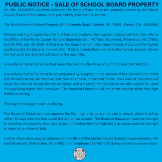 Martin County Board of Education