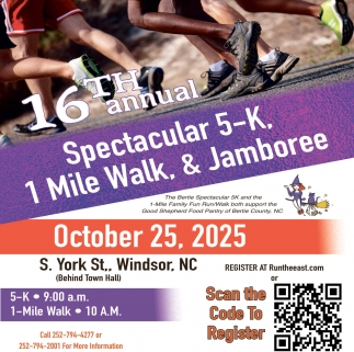 16th Annual Spectacular 5K 1 Mile Walk and Jamboree