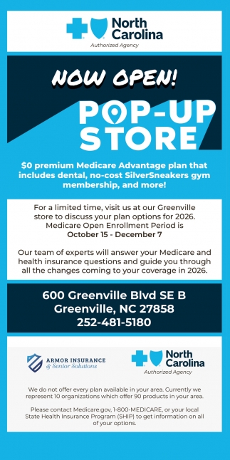 North Carolina - Pop Up Store