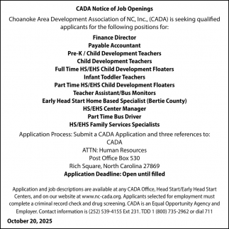 CADA - Choanoke Area Development Association of NC, Inc