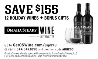 Omaha Steaks Wine