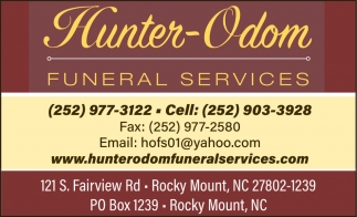 Hunter-Odom Funeral Service
