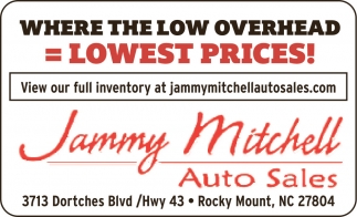 Jammy Mitchell Auto Sales