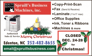 Spruill's Business Machines, Inc