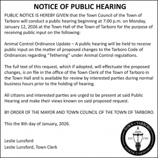 Town of Tarboro