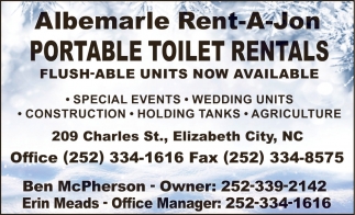 Albemarle Rent-A-Jon