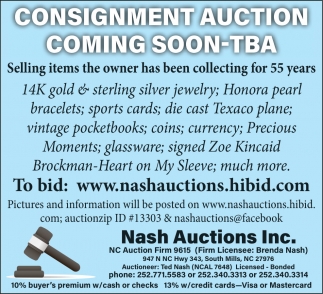 Nash Auctions, Inc
