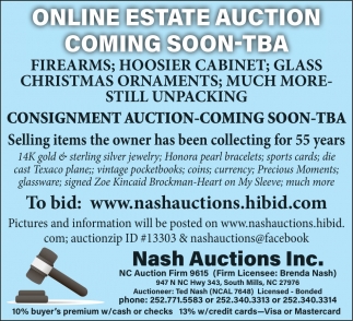 Nash Auctions, Inc
