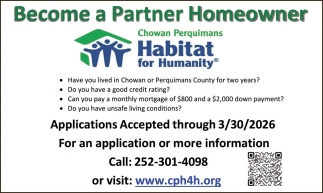 Chowan Perquimans Habitat for Humanity ReStore