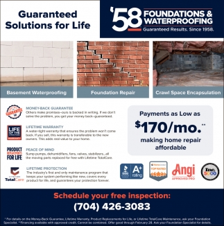58 Foundations & Waterproofing