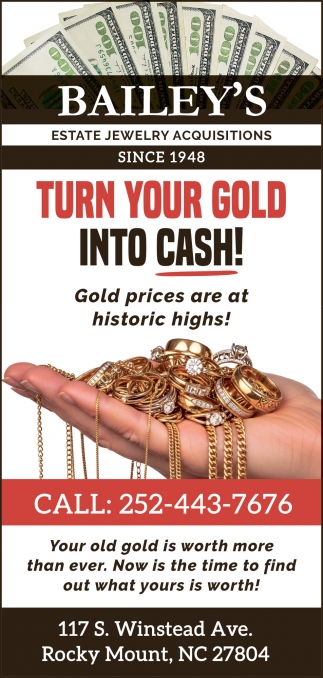 Bailey's Estate Jewelry Acquisitions