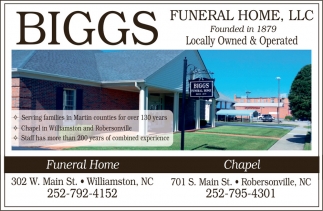 Biggs Funeral Home, LLC